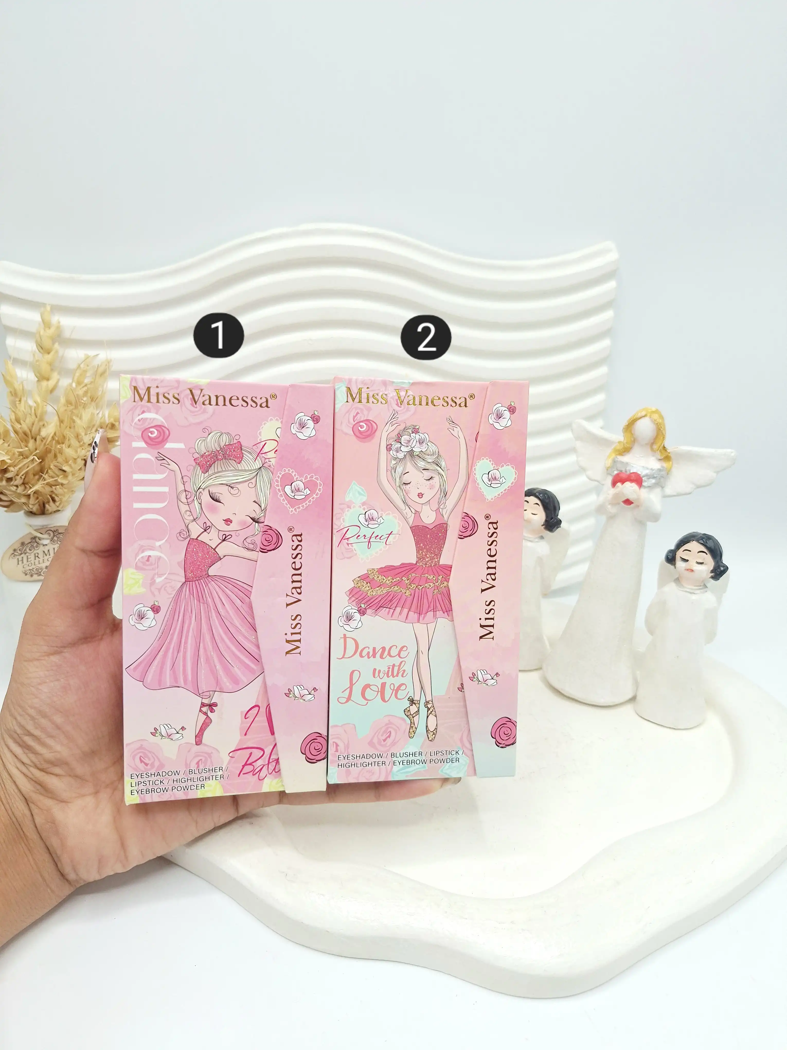 پالت سایه کتابی آنالیدی طرح دختر بالرین ‌Miss Vanessa