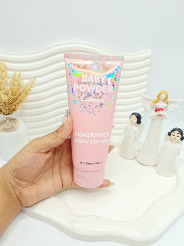 لوسیون بدن شاین دار هلویی برند POWDER BABY