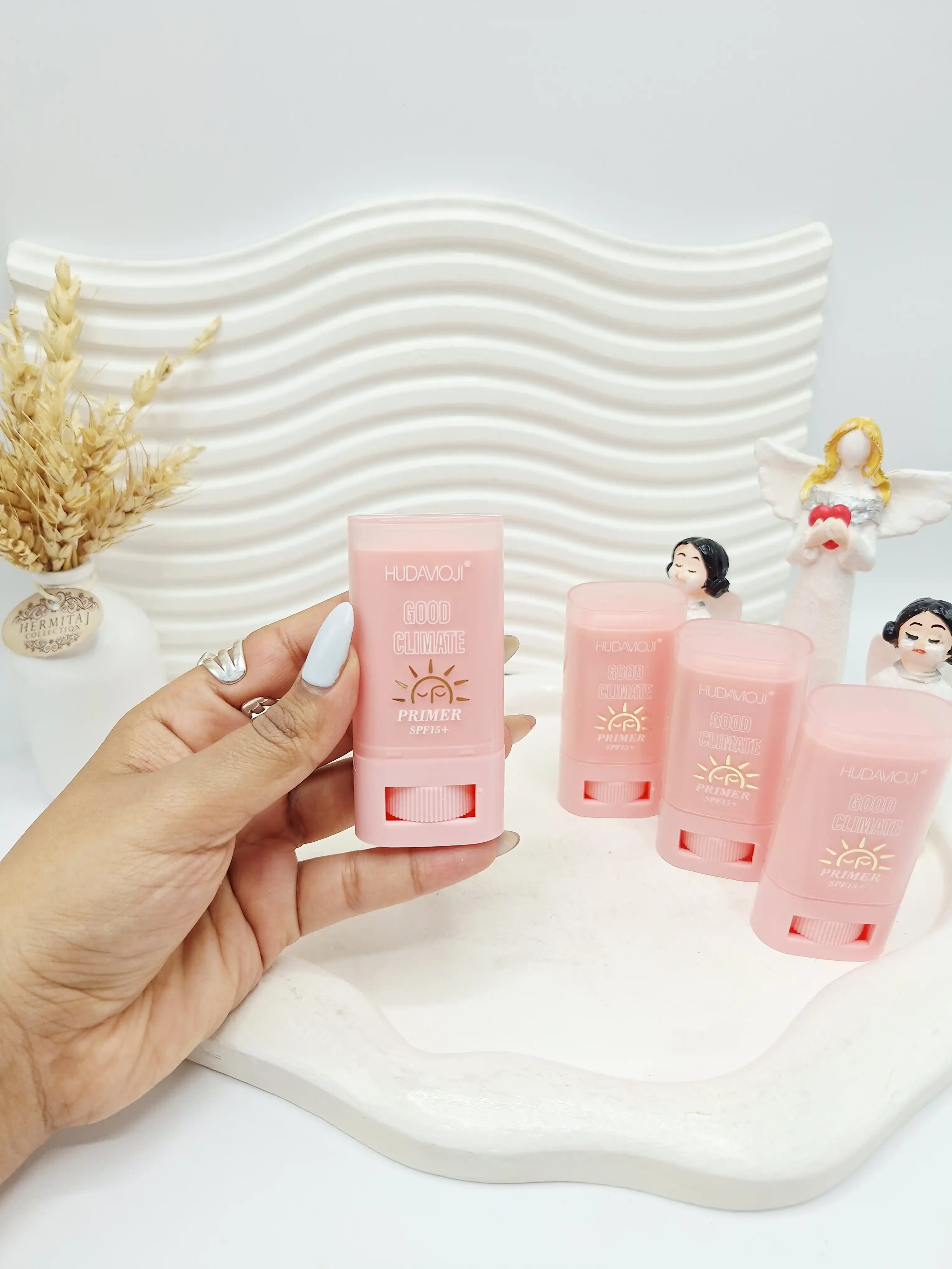 ضد آفتاب استیکی SPF15 هدا موجی صورتی